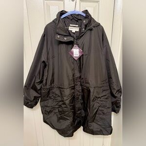 Ava & Viv Charcoal Raincoat for Women